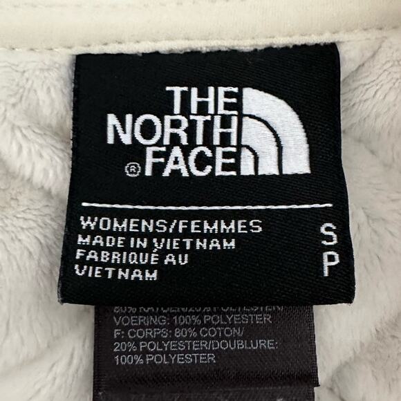 The North Face Caroluna Cream Oatmeal Quilted jacket SMALL Full Zipper - Picture 6 of 15